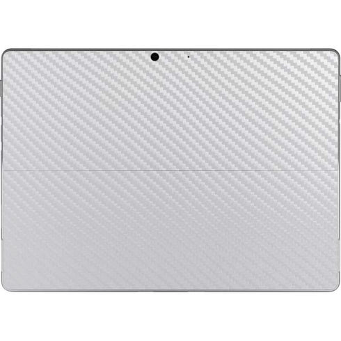White Carbon Fiber Specialty Texture Material Surface Pro 8 Skin